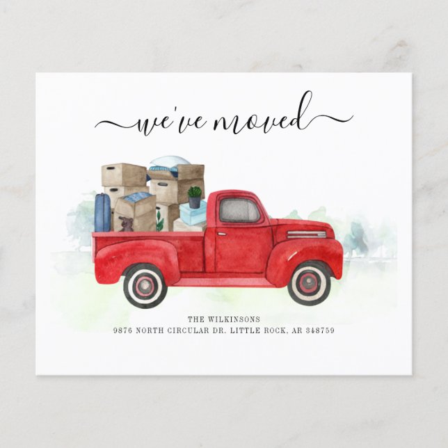 Papier Script d'aquarelle budgétaire Nous avons déplacé l (Devant)