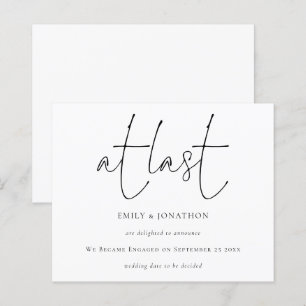 Papier Script de budget au Faire-part Fiançailles Dernier