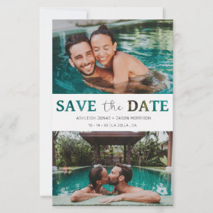 Papier Script photo Mariage de l'effet de coupure économi