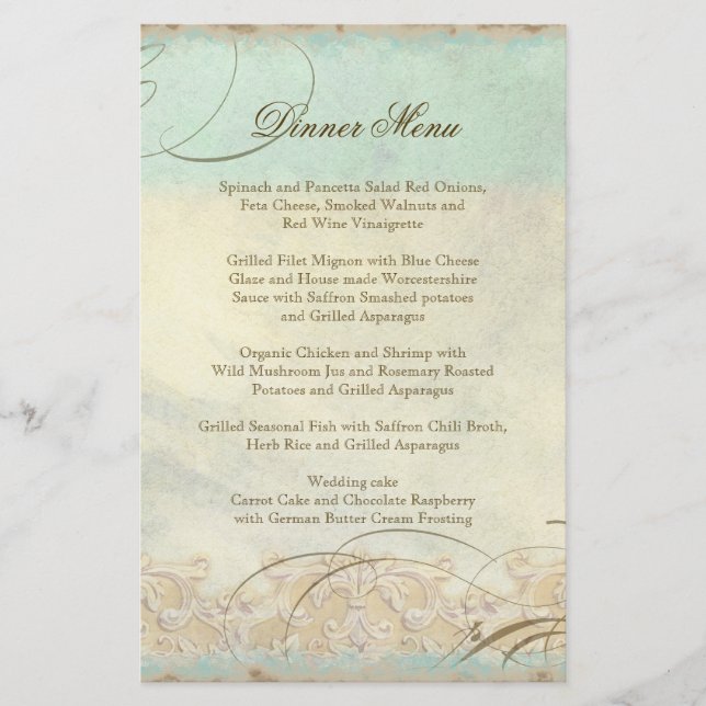 Papier Sea Turtle Modern Coastal Ocean Beach Swirls (Devant)