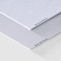 Papier semi-brillant standard pour carte postale