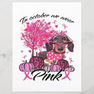 Papier Sensibilisation Au Cancer Du Sein En Octobre Nous