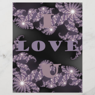 Papier Sentiments célestes Je t'aime Salutation galactiqu