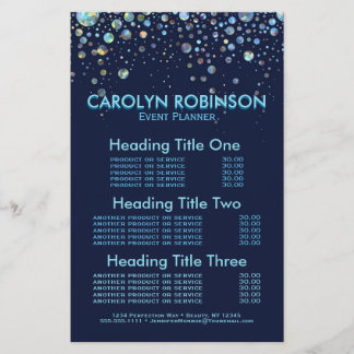 Papier Services et tarifs de planificateur d'événements