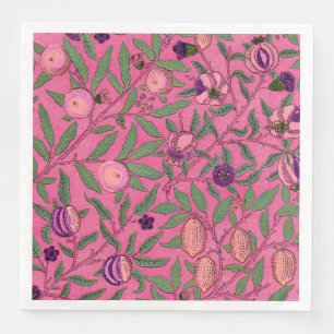PAPIER SERVIETTE EN PAPIER: WILLIAM MORRIS : POMÉGRANAT R