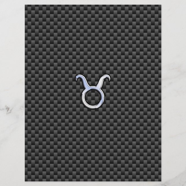 Papier Signe du zodiaque Taureau sur impression en fibre  (Devant)