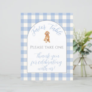 Papier Signes supérieurs de la table de baby showers