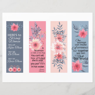 Papier Signets Inspirer des citations pour les femmes