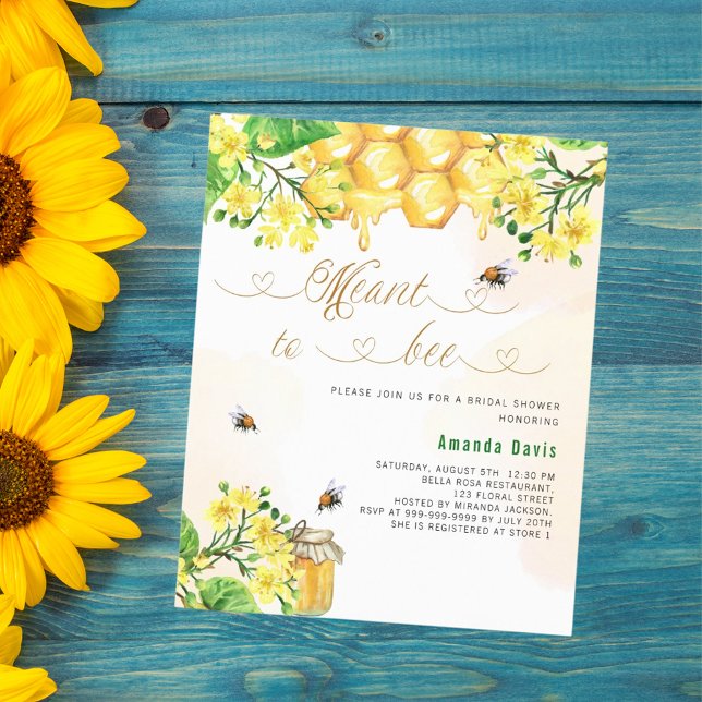 Papier Signifie être jaune fleuri budget nuptiale douche (Créateur téléchargé)