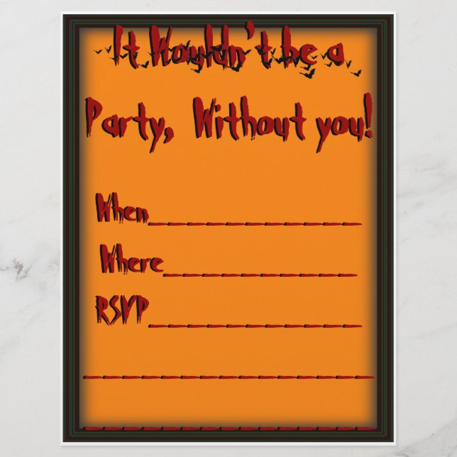 Papier Silhouette de la scène du cimetière d'Halloween (Devant)