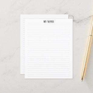 Papier Simple Clean Minimalist Dotted Lines personnalise