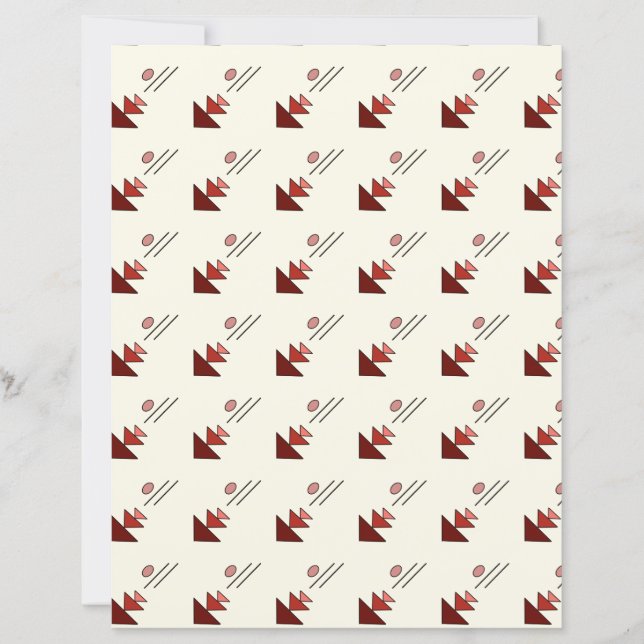 Papier Simple Geometric Design Scrapbook Paper (Devant)