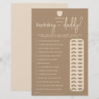 Simple minimaliste moderne ours Baby shower Jeu