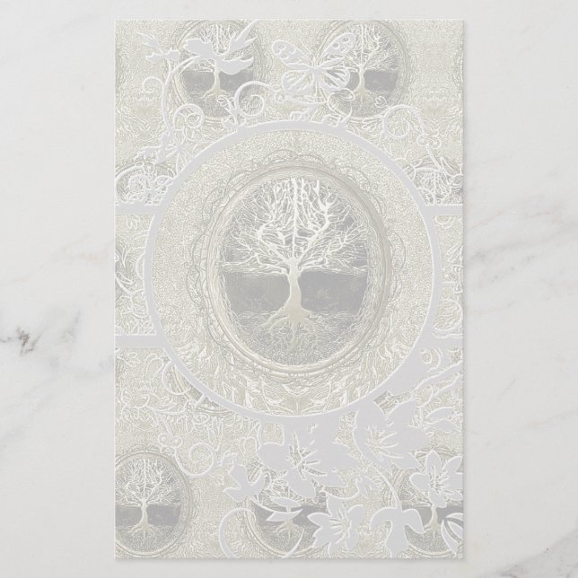 Papier Simplicité de l'arbre de vie (Devant)