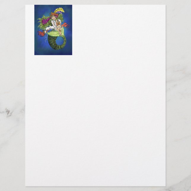 Papier Sirène Pirate (Devant)