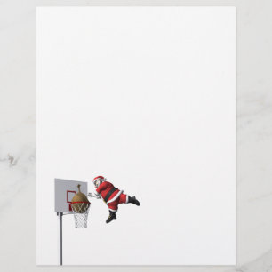 Papier Slam Dunk Santa Claus