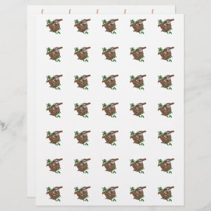 Papier Sloth et Koala portent un petit dessin à deux côté