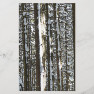 Papier Snowy Fir Tree