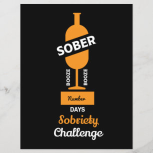 Papier Sober AF Alcoholic Addict Acrylique de récupératio