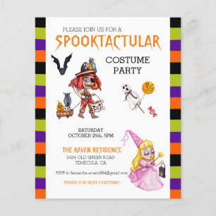 Papier Soirée costumée pour enfants Halloween Trick ou tr