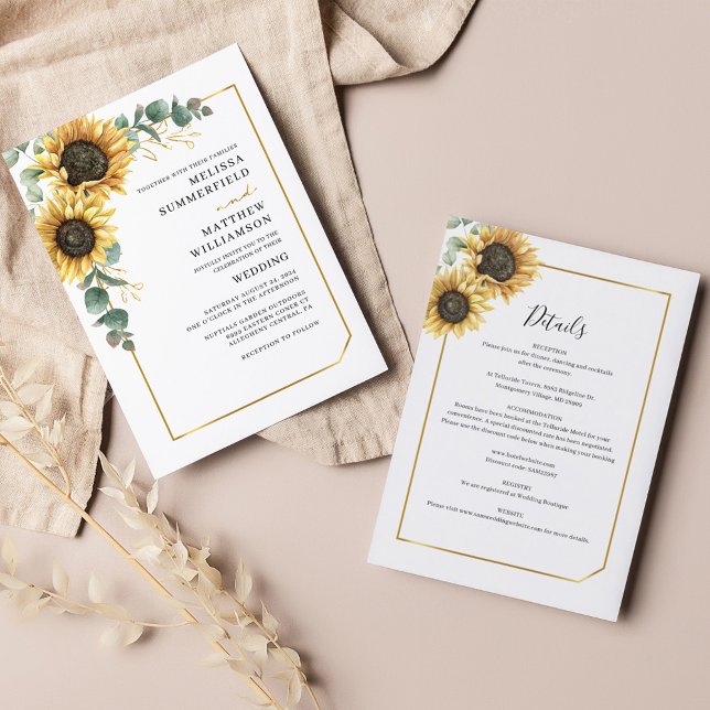 Papier Soleil Eucalyptus Budget Tout en un Mariage (Créateur téléchargé)