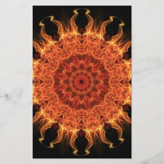 Papier Soleil flamboyant (Devant)