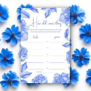 Papier Something Blue Floral Quel âge avaient-ils mariage