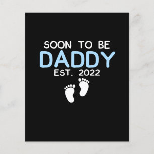 Papier Soon to Be Daddy 2022 Father's Day First Time