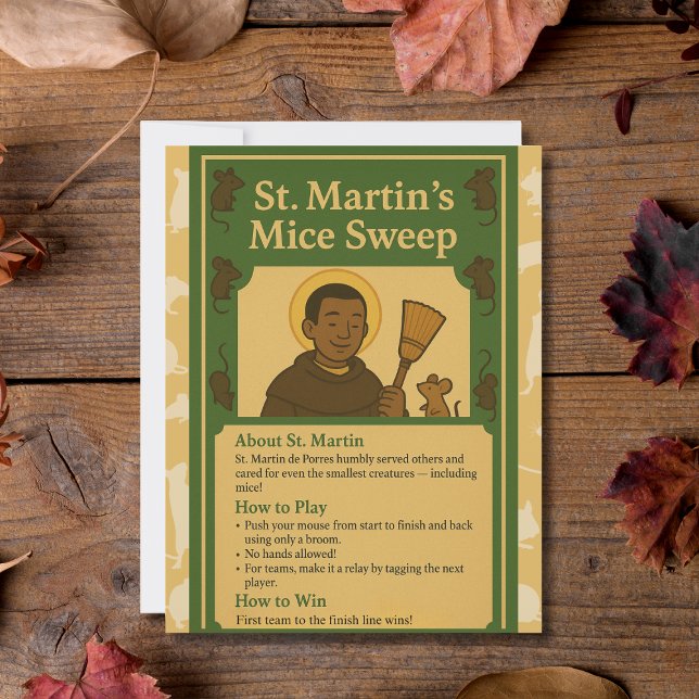 Papier Souris de St. Martin balaient le signe du jeu de S (Créateur téléchargé)