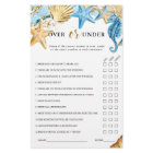 Sous la mer au-dessus ou sous la Fête des mariées 