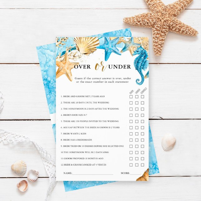 Papier Sous la mer au-dessus ou sous la Fête des mariées  (Créateur téléchargé)