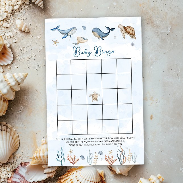 Papier Sous la mer Baby Bingo Jeu (Créateur téléchargé)