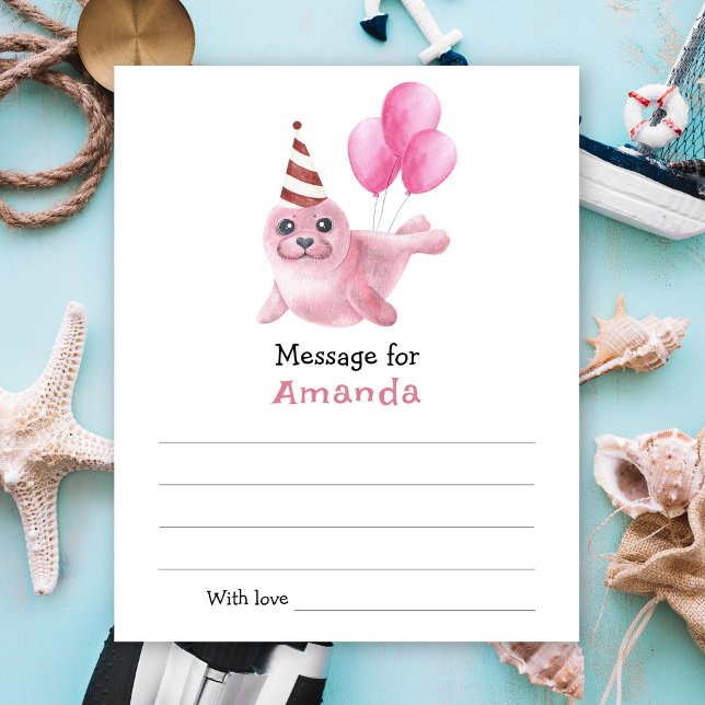 Papier Sous l'océan Message de capsule temporelle d'anniv (Créateur téléchargé)