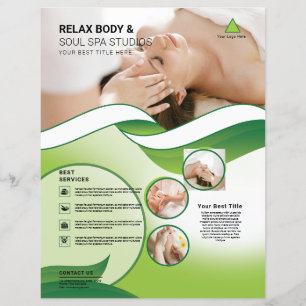 Papier Spa & Salon de beauté Circulaire