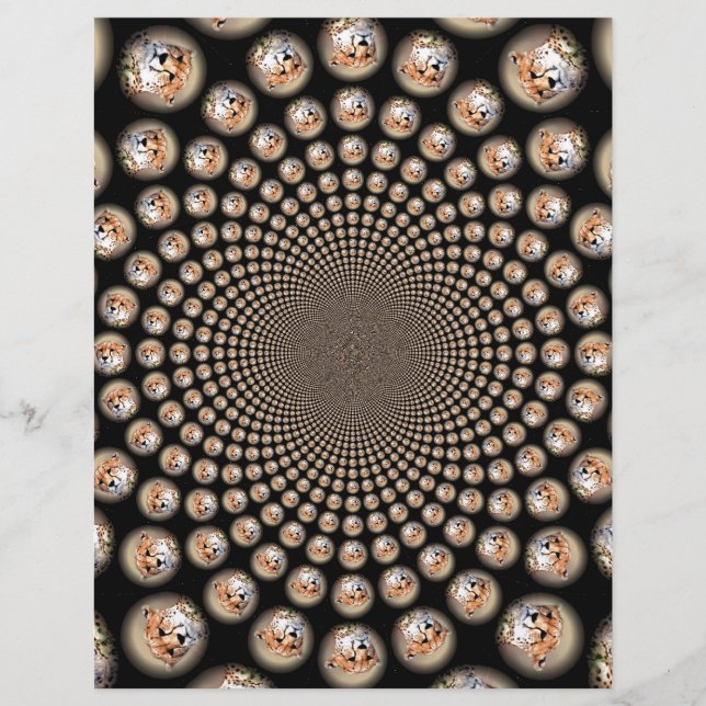 Papier Spectacle de guépard - Feline Frenzy : Coloré (Devant)