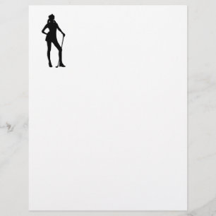 Papier Sport de golf féminin