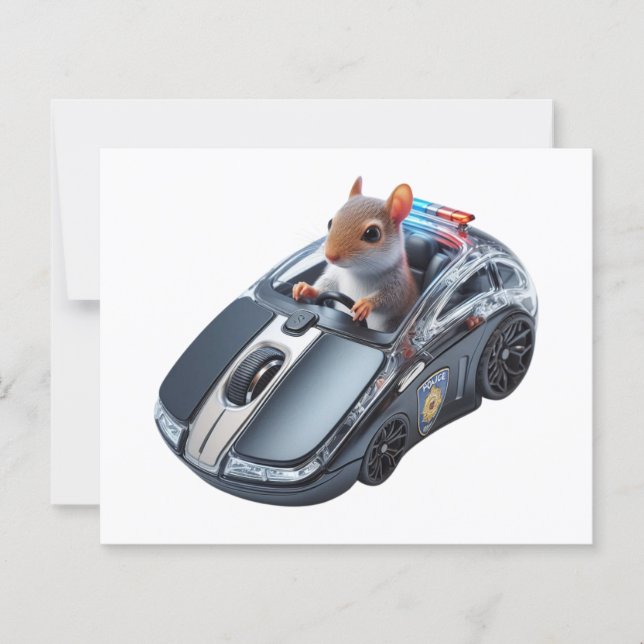 Papier Squirrel Cop in Action : Arrêtez ou je vous clique (Devant)