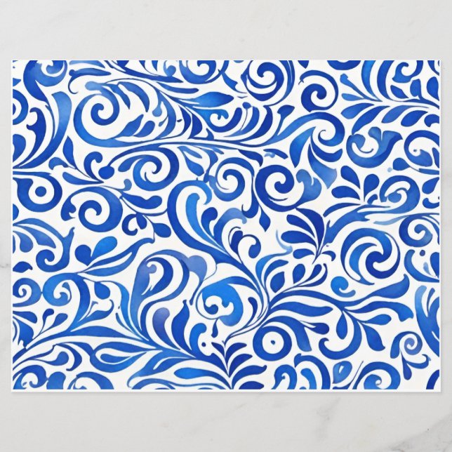 Papier Starry Night Mix 'n Correspondre scrapbook, collag (Dos)