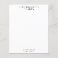 Stationery Professionnel Moderne Minimaliste