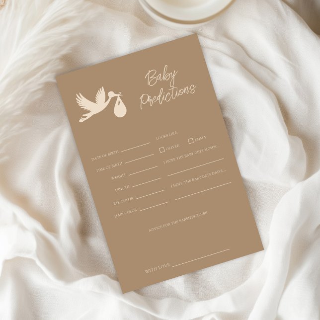 Papier Stork Baby Delivery Predictions and Advice Game (Créateur téléchargé)