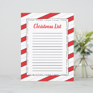 Papier Sucre de canne rouge et blanc Boarder Clipart Noël