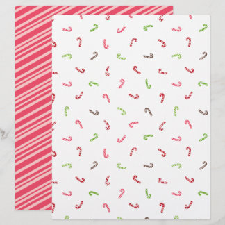 Papier Sucres de canne multicolores et bloc-notes rouge