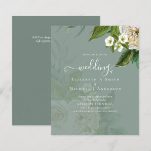 Papier Suite Mariage Sublime - Roses Blanches
