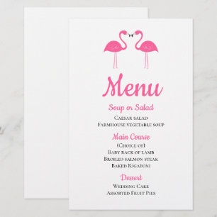 Papier Summer Tropical Beach Flamant rose rose Mariage Me