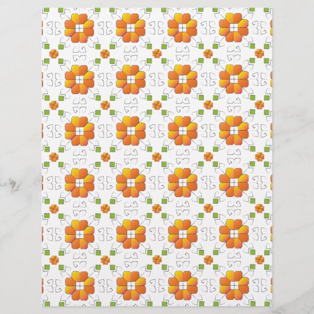 Papier SUN traditionnel letton conception géométrique IX (Devant)