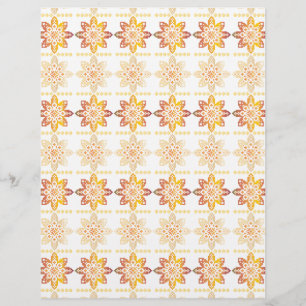 Papier SUN traditionnel letton conception géométrique VII