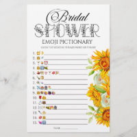 Sunflower nite douche émoticônes jeu
