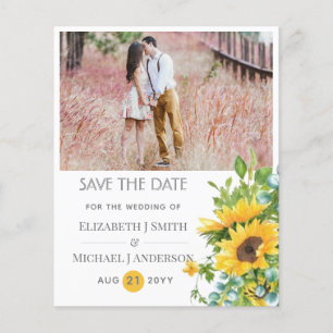 Papier Sunflowers Eucalyptus Date de sauvegarde Faire-par