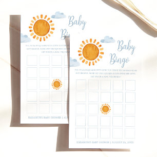 Papier Sunshine Baby Bingo