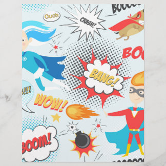 Papier Superheroes
